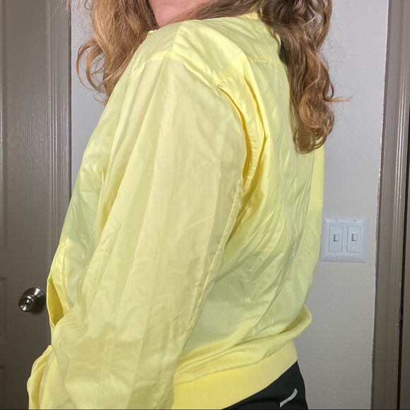 Yellow Vintage Izod Rancho Viejo windbreaker coat - Picture 4 of 15